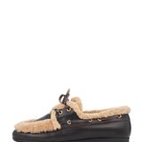 Noor | Boat shoe Black