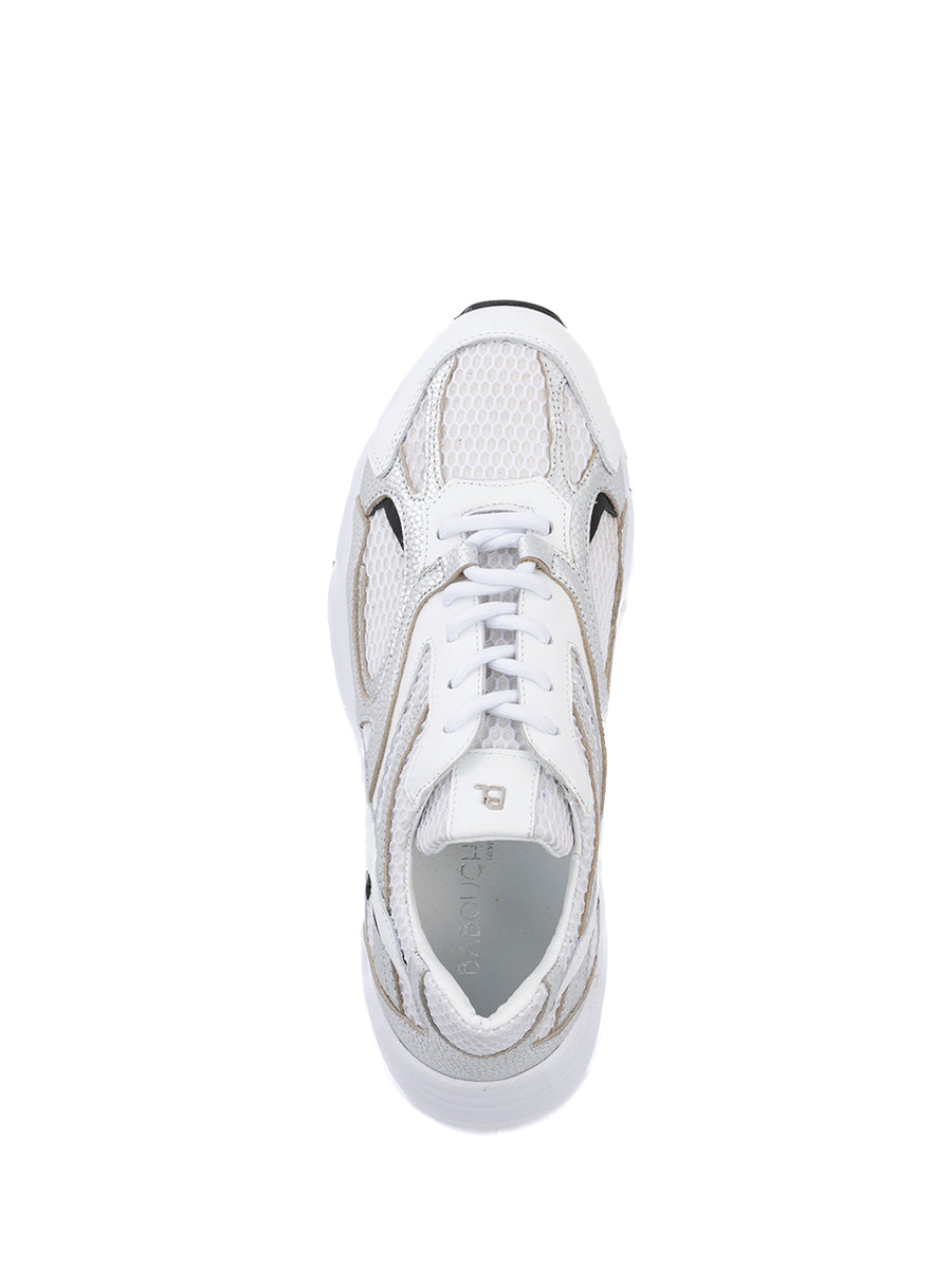 Novy | Sneaker Wit/Zilver