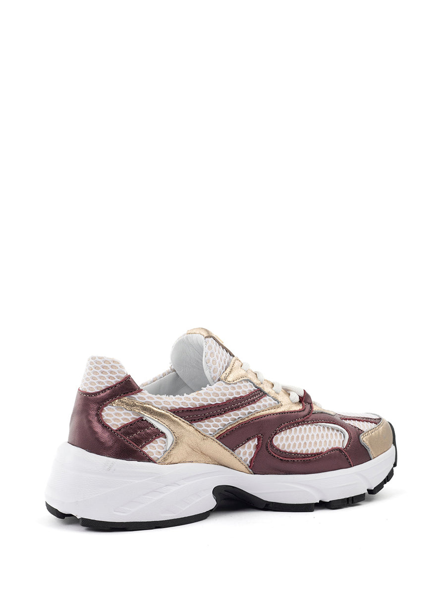 Novy | Sneaker Gold/Bordo