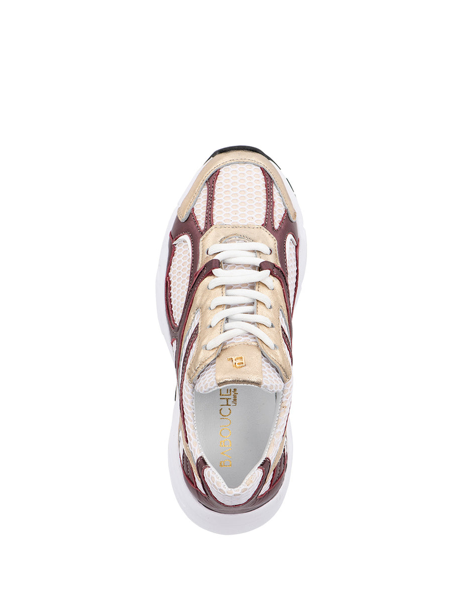 Novy | Sneaker Gold/Bordo