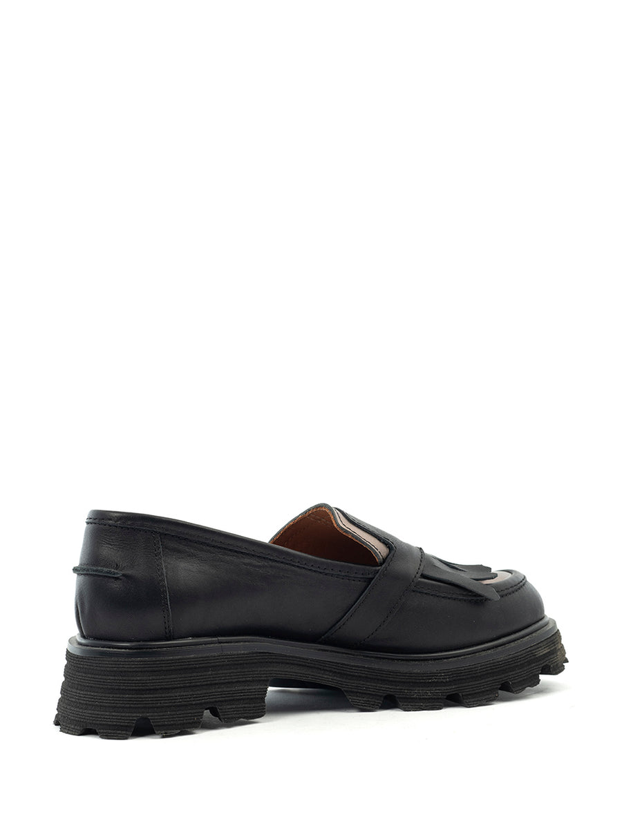 Kala | Loafer Zwart/Koper