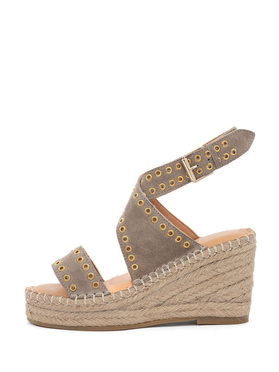 Avi | Espadrilles mit Keilabsatz Kum