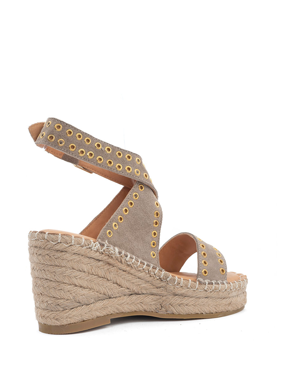 Avi | Espadrilles mit Keilabsatz Kum