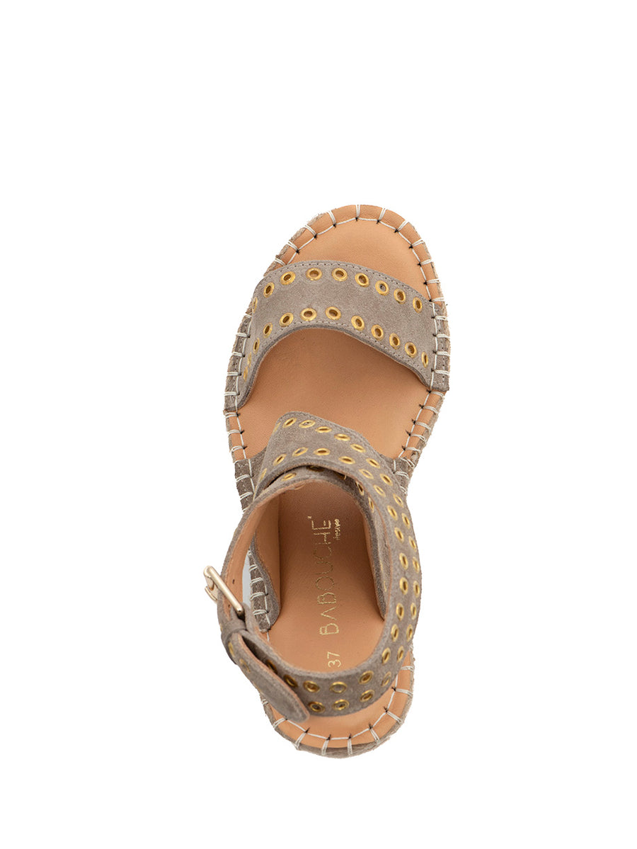 Avi | Espadrilles mit Keilabsatz Kum