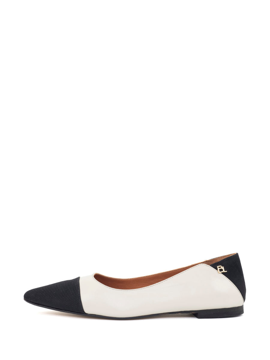 Becca | Ballerina Zwart/Light Beige