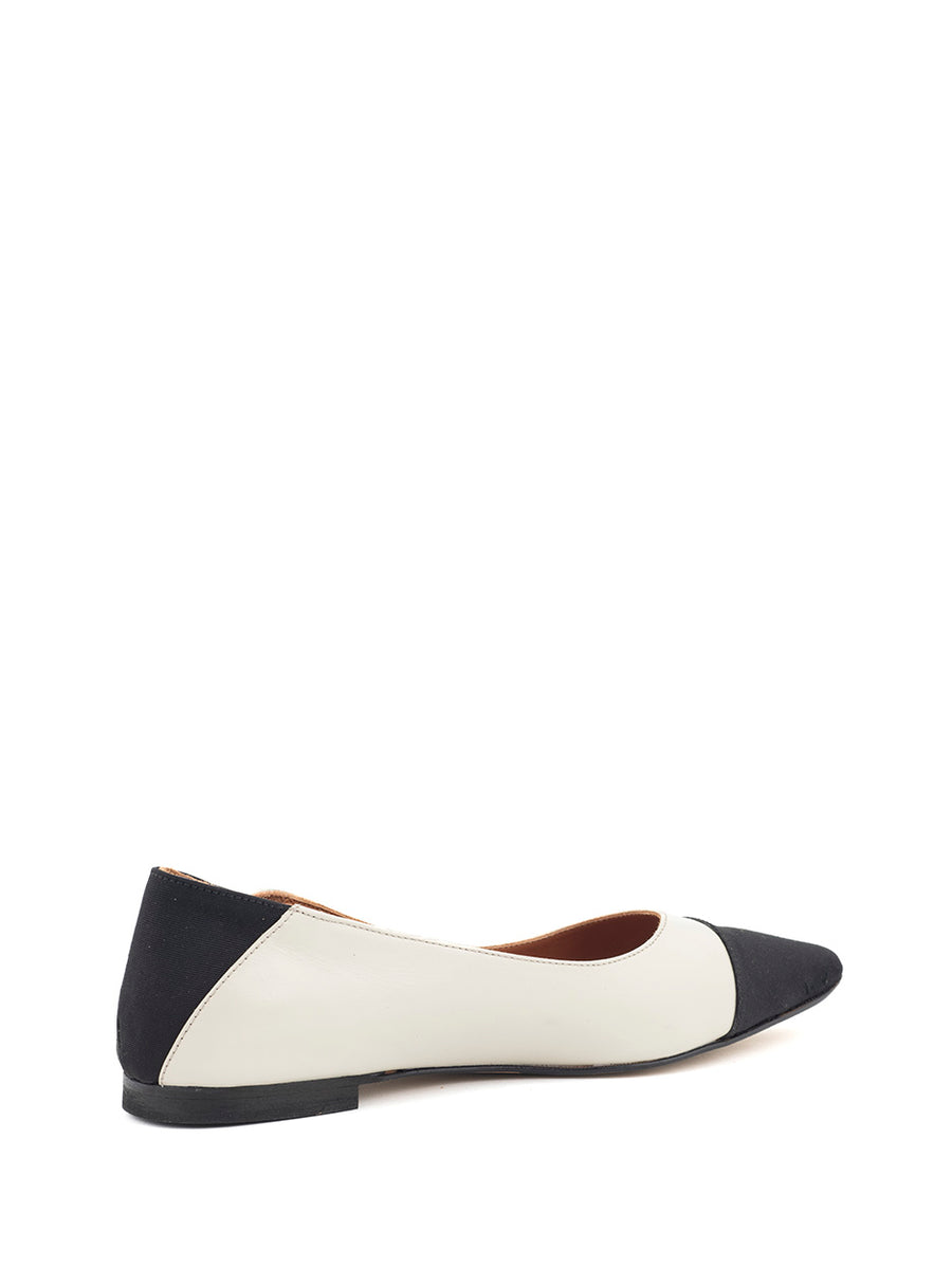 Becca | Ballerina Zwart/Light Beige