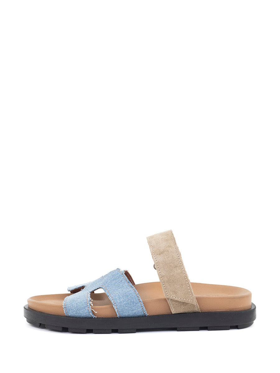 Bidi | Slipper Hellblau/Kum