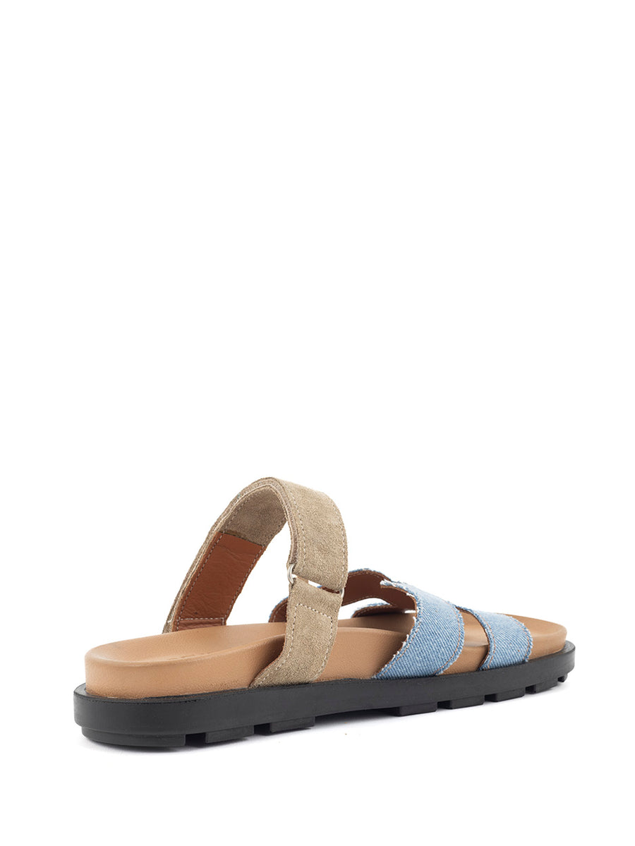 Bidi | Slipper Hellblau/Kum