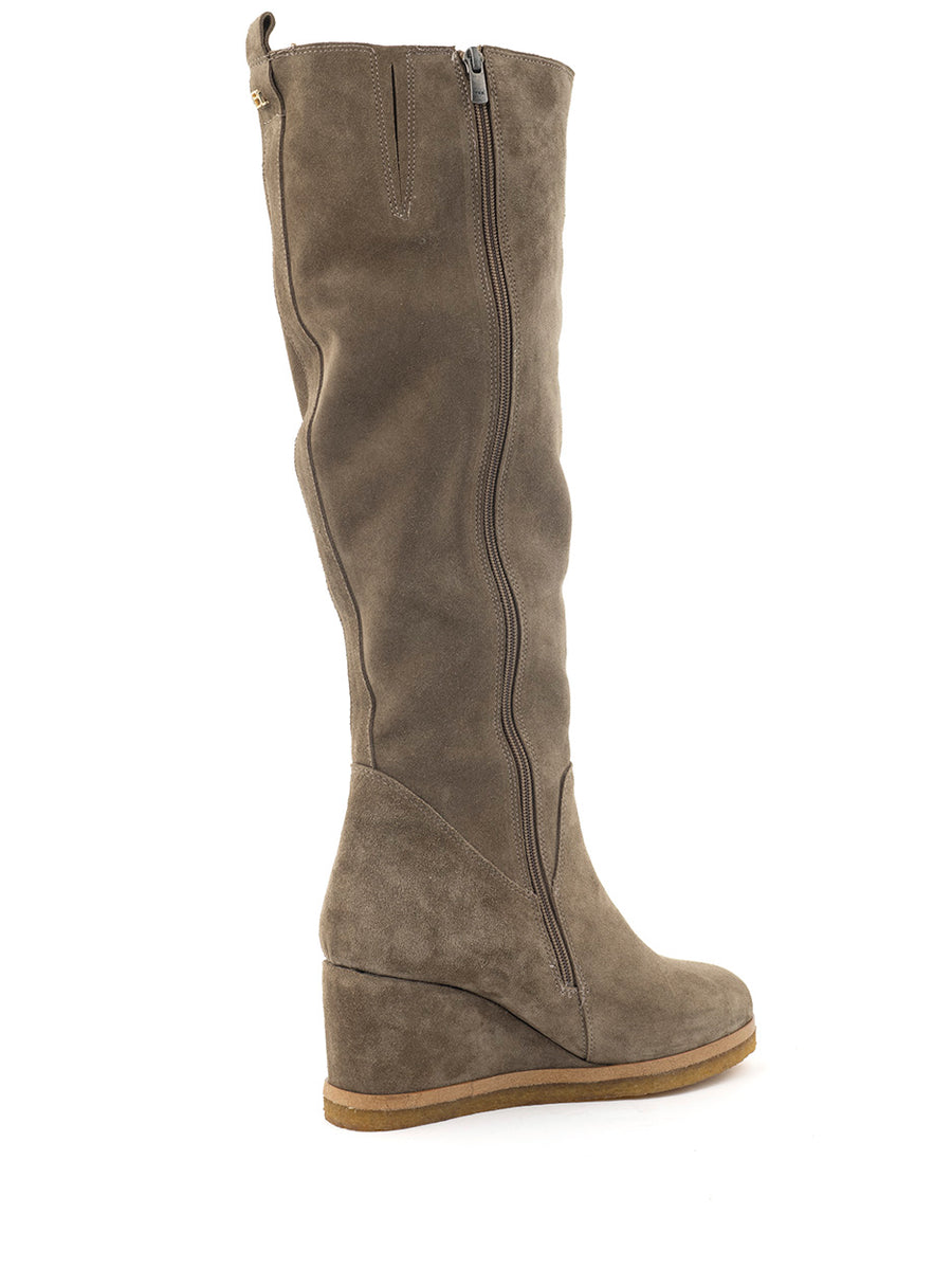 Dian | Fur boots Taupe