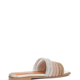 Floria | Slipper Silver White Rose Gold