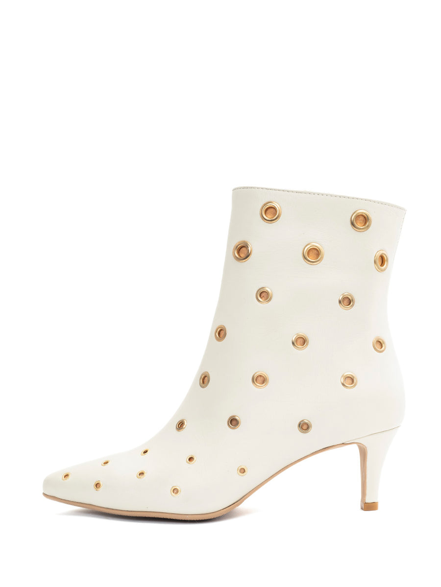 Elaine | Enkellaars Off White