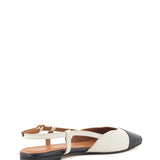 Janna | Slingback Black/Light Beige