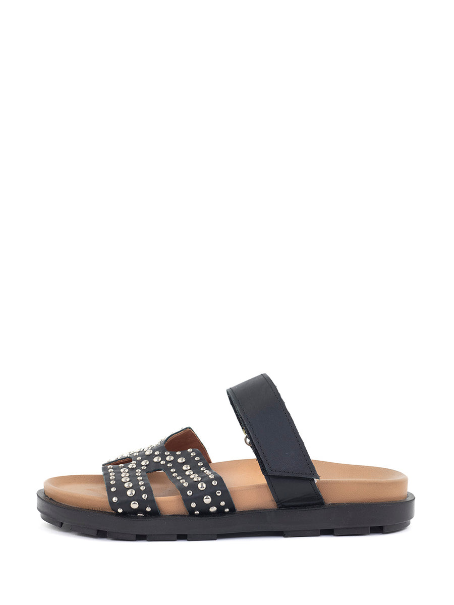 Leila | Slipper Zwart