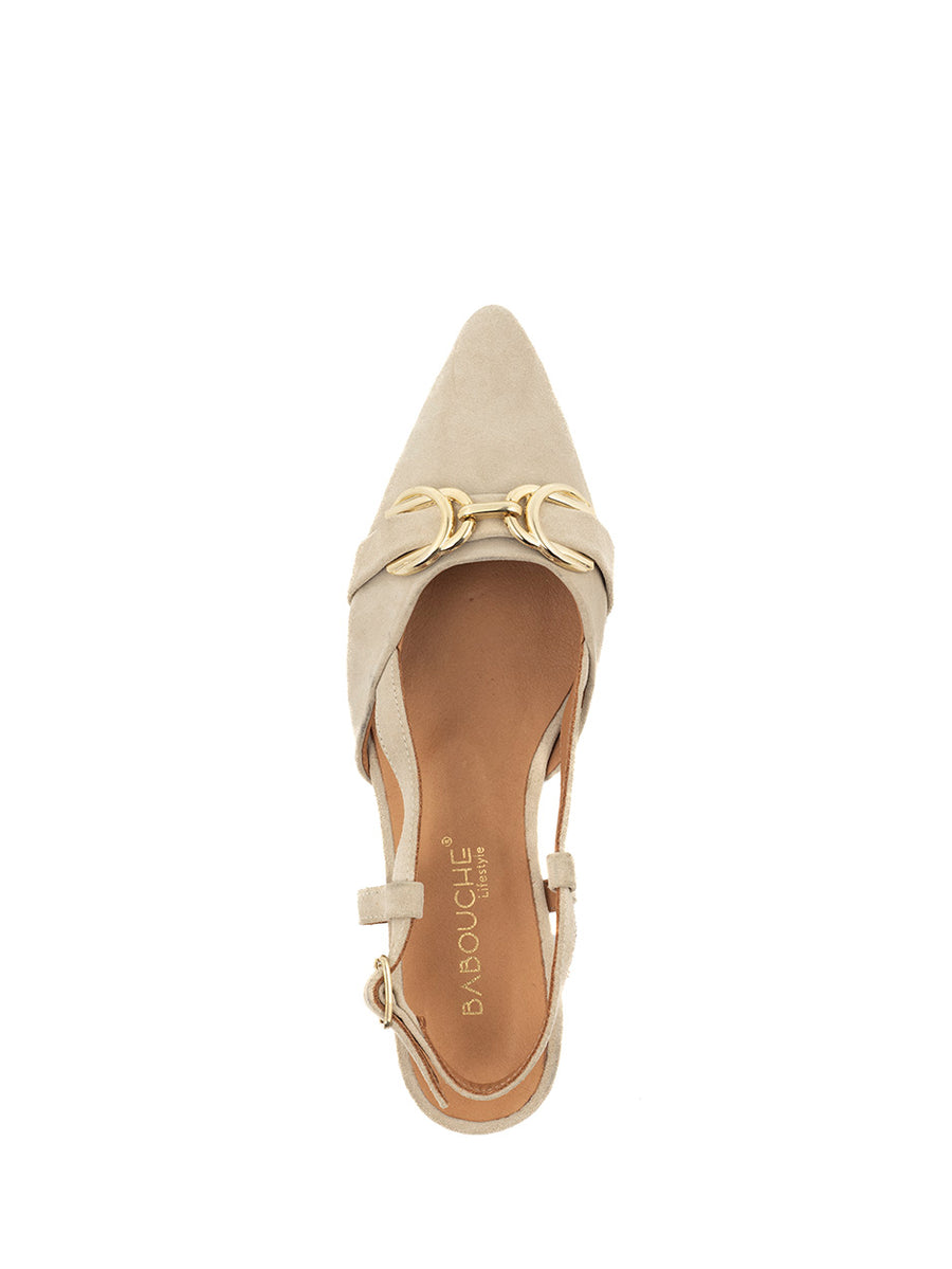 Leonore | Slingback Beige