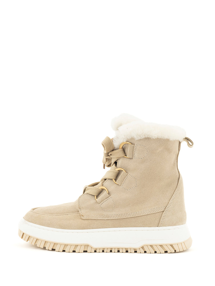 Maan | Vachtboots Beige