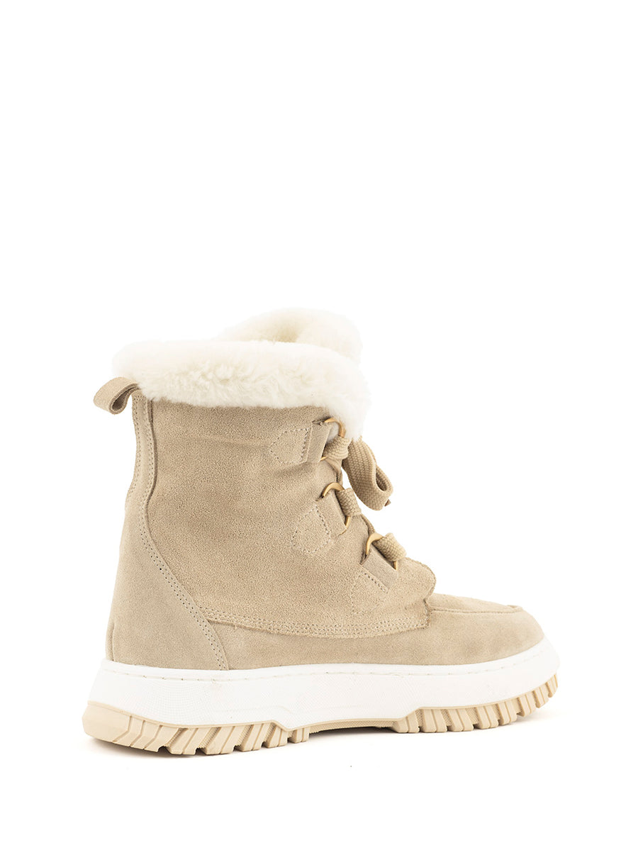 Maan | Vachtboots Beige