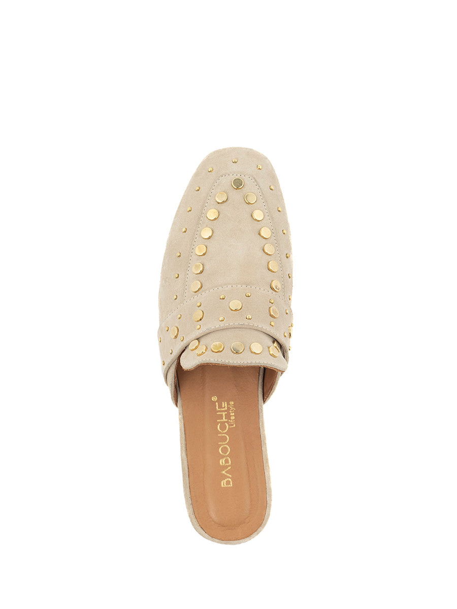 Nance | Muiltje Beige