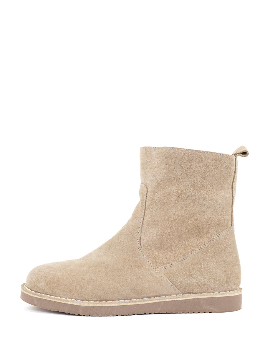 Julie | Fur boots Beige