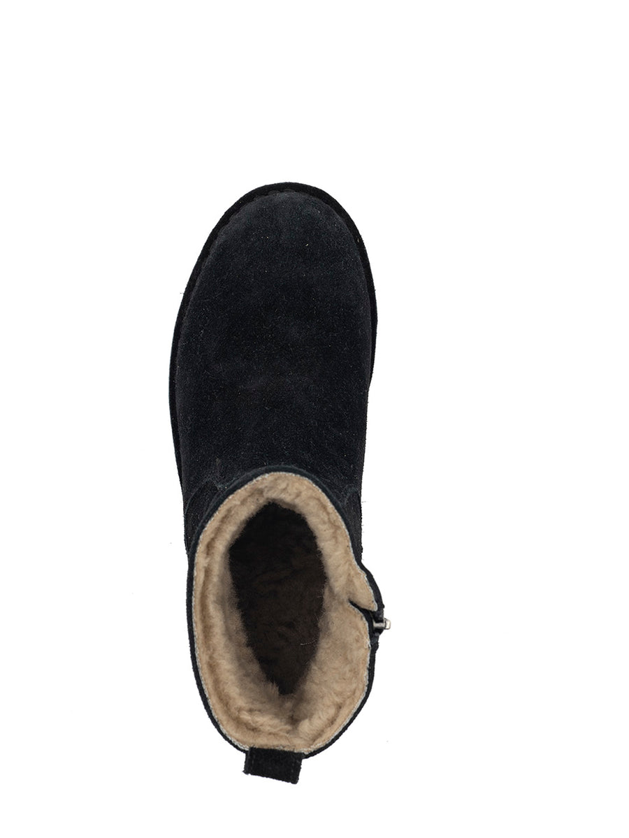 Julie | Fur boots Black