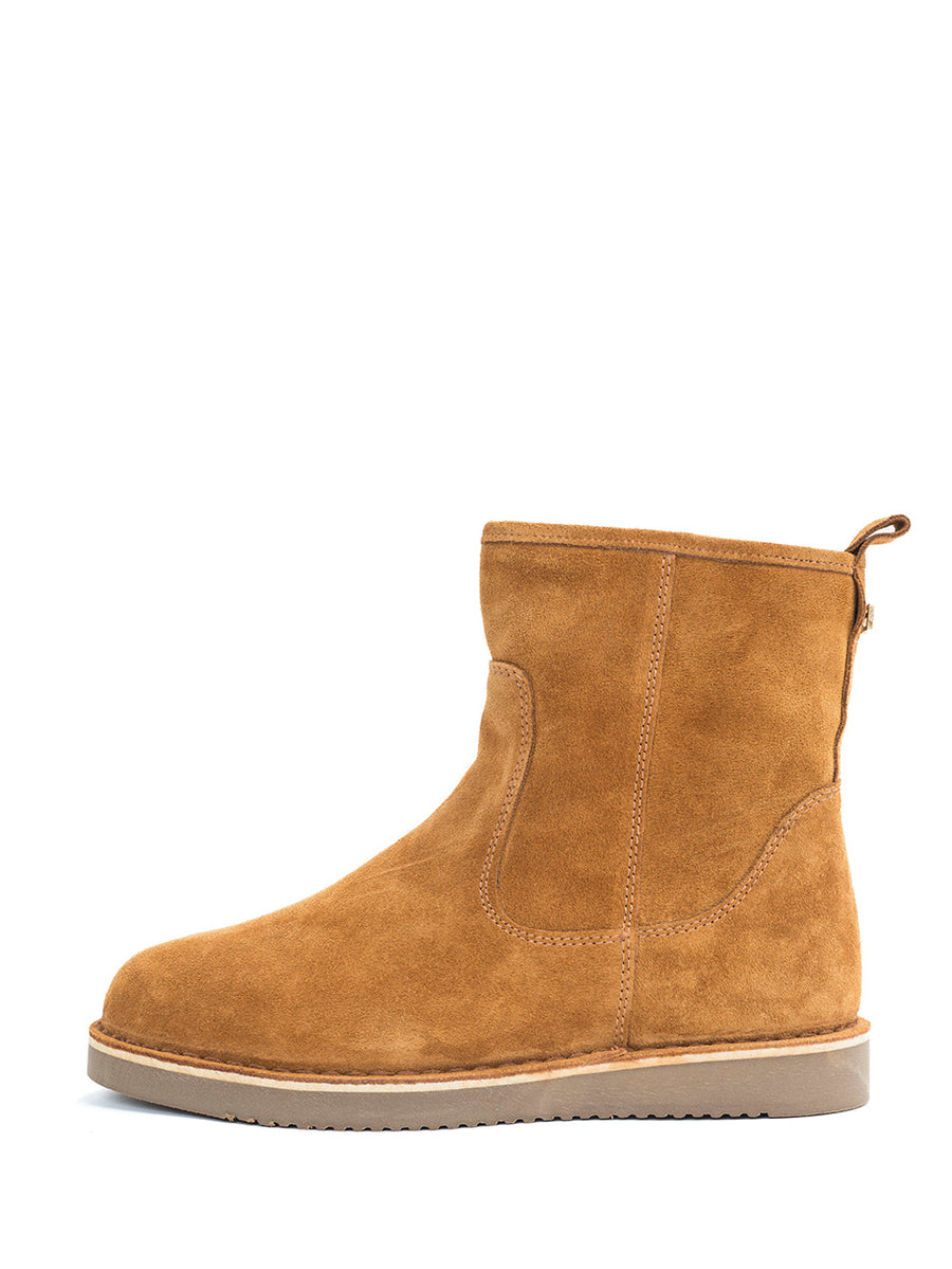 Armel | Fur boots Cognac