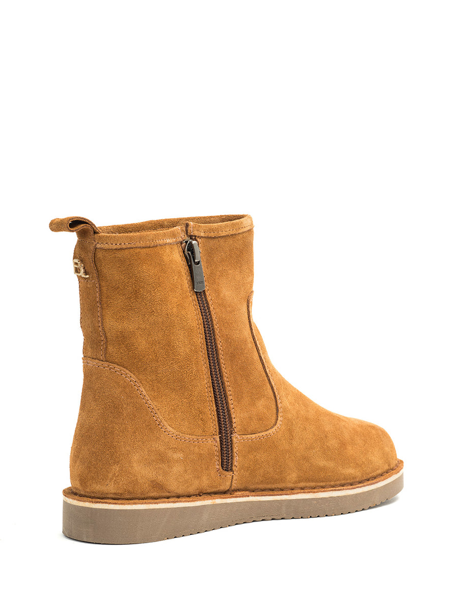 Armel | Fur boots Cognac