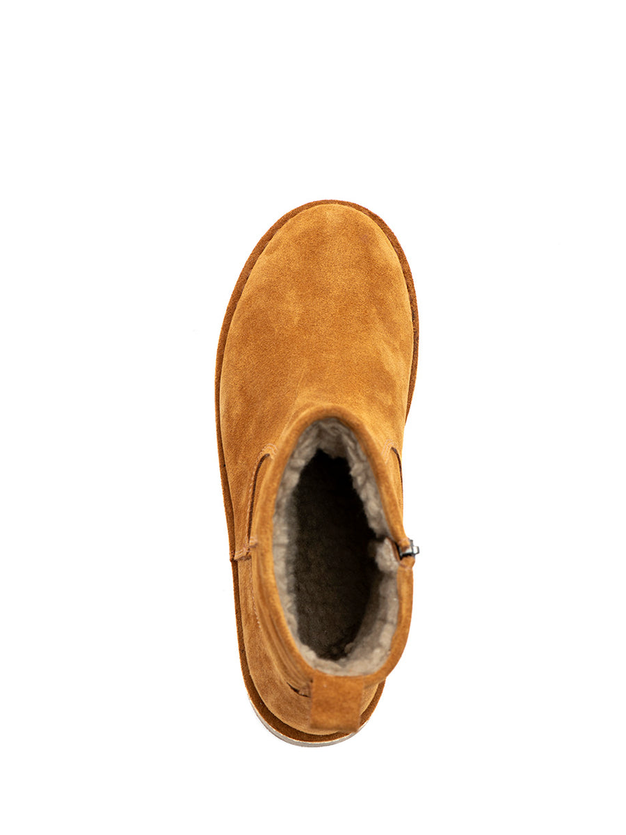 Armel | Fur boots Cognac
