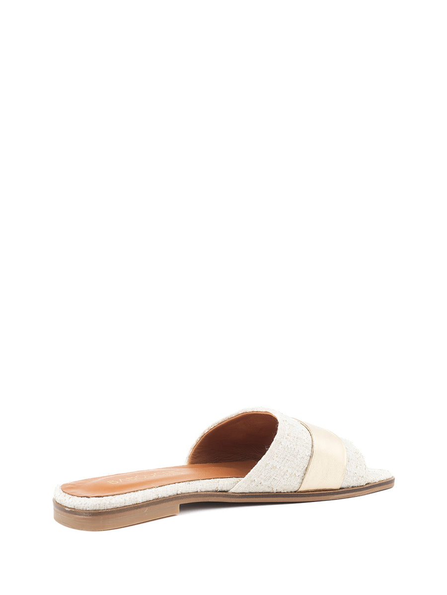 Rozan | Slipper Off White/Gold