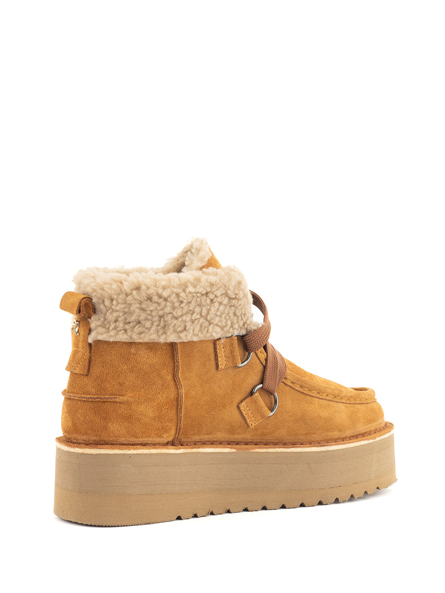 Saar | Vachtboots Cognac