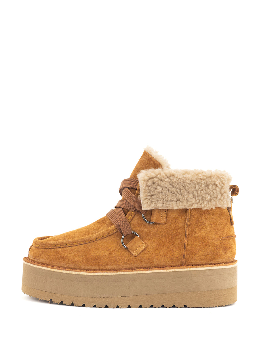 Saar | Vachtboots Cognac