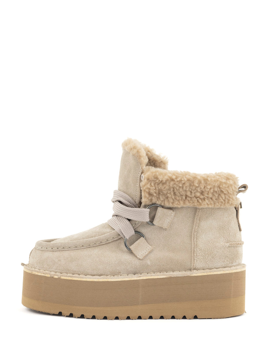 Saar | Vachtboots Beige