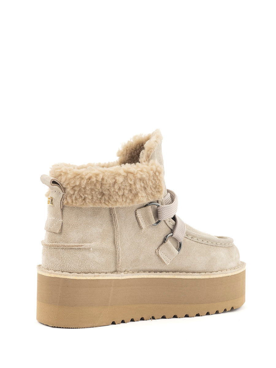 Saar | Vachtboots Beige