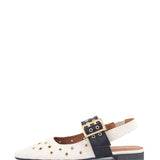 Samee | Slingback Beige/Zwart