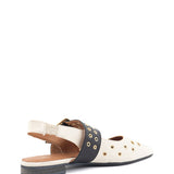 Samee | Slingback Beige/Zwart