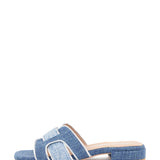 Sera | Slipper Silver/Dark Blue/Light Blue