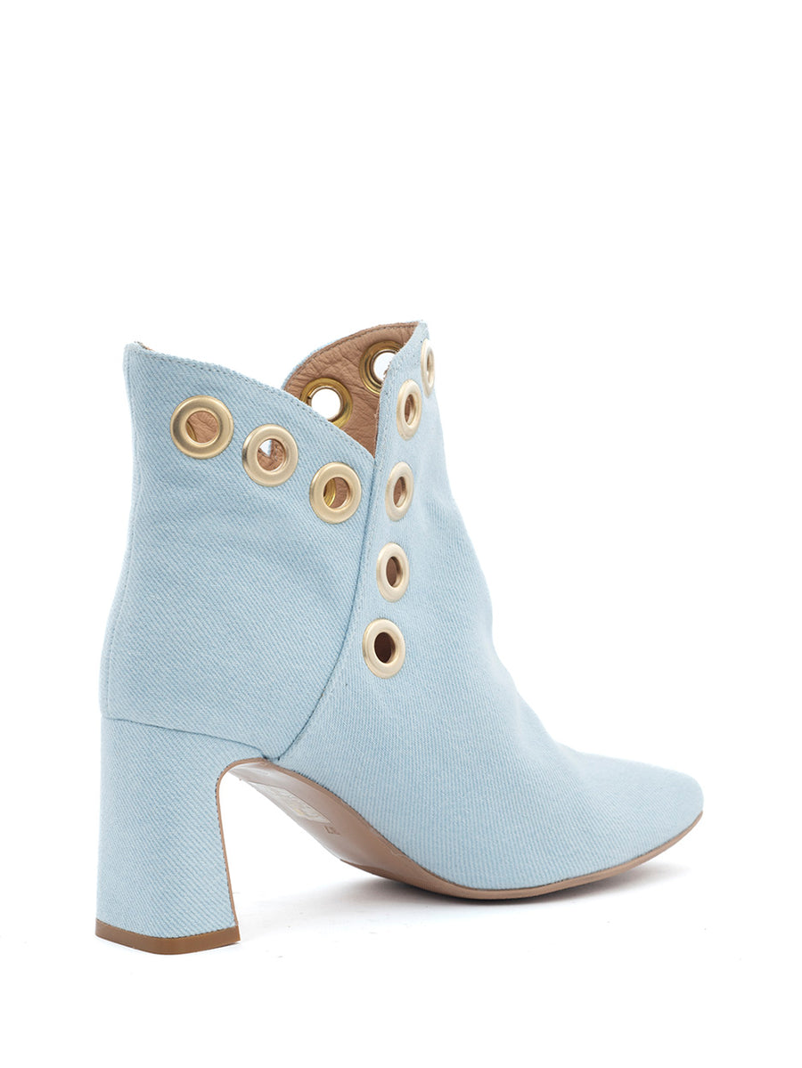 Silke | Enkellaars Ijs Blauw
