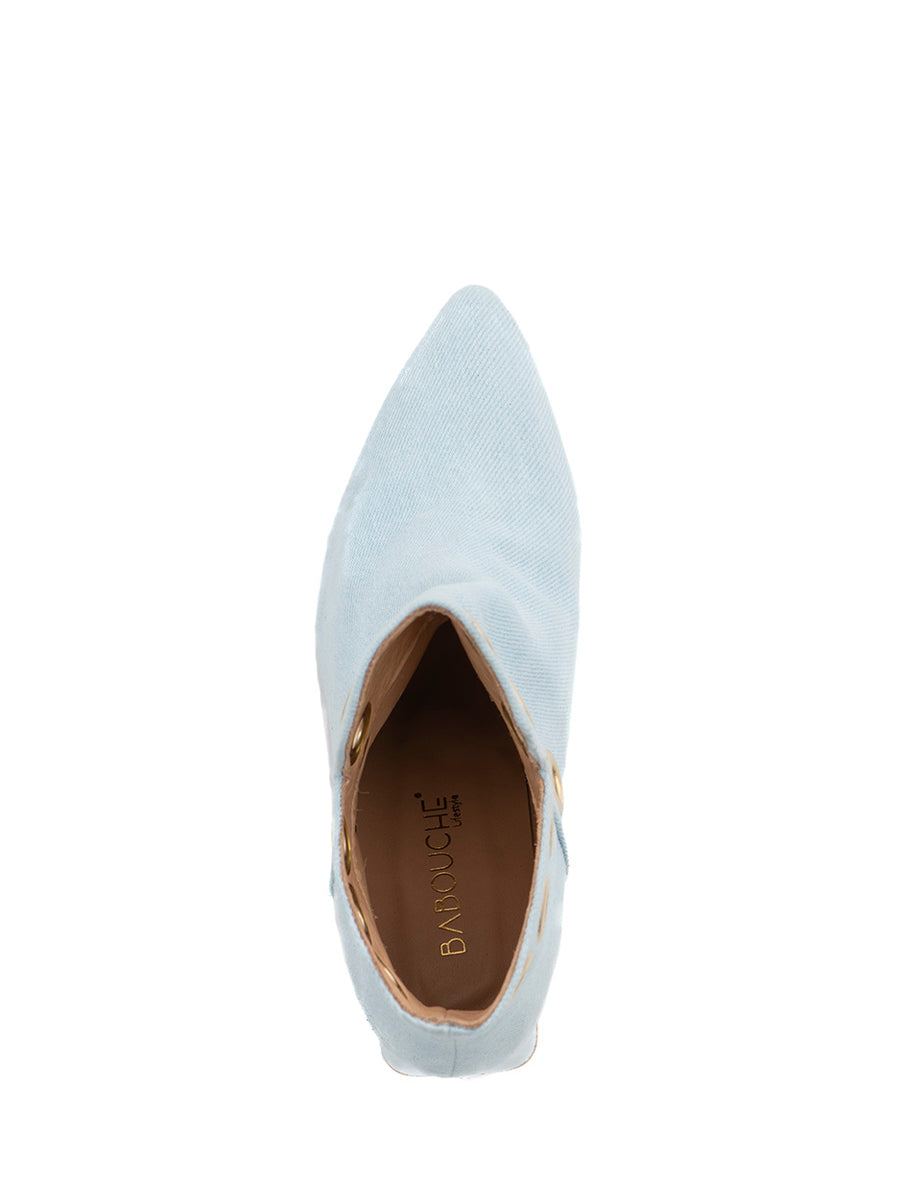Silke | Enkellaars Ijs Blauw