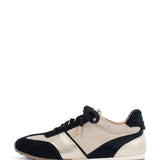 Saffa | Sneaker Schwarz/Beige/Gold/Schwarz