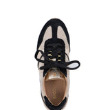Saffa | Sneaker Schwarz/Beige/Gold/Schwarz