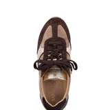 Saffa | Sneaker Dunkelbraun/Noce/Gold/Schokolade