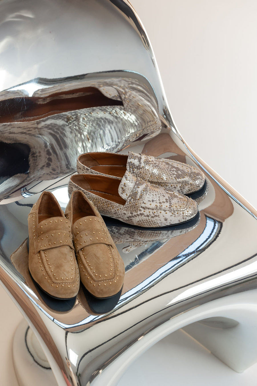 April | Loafer Snake Gold