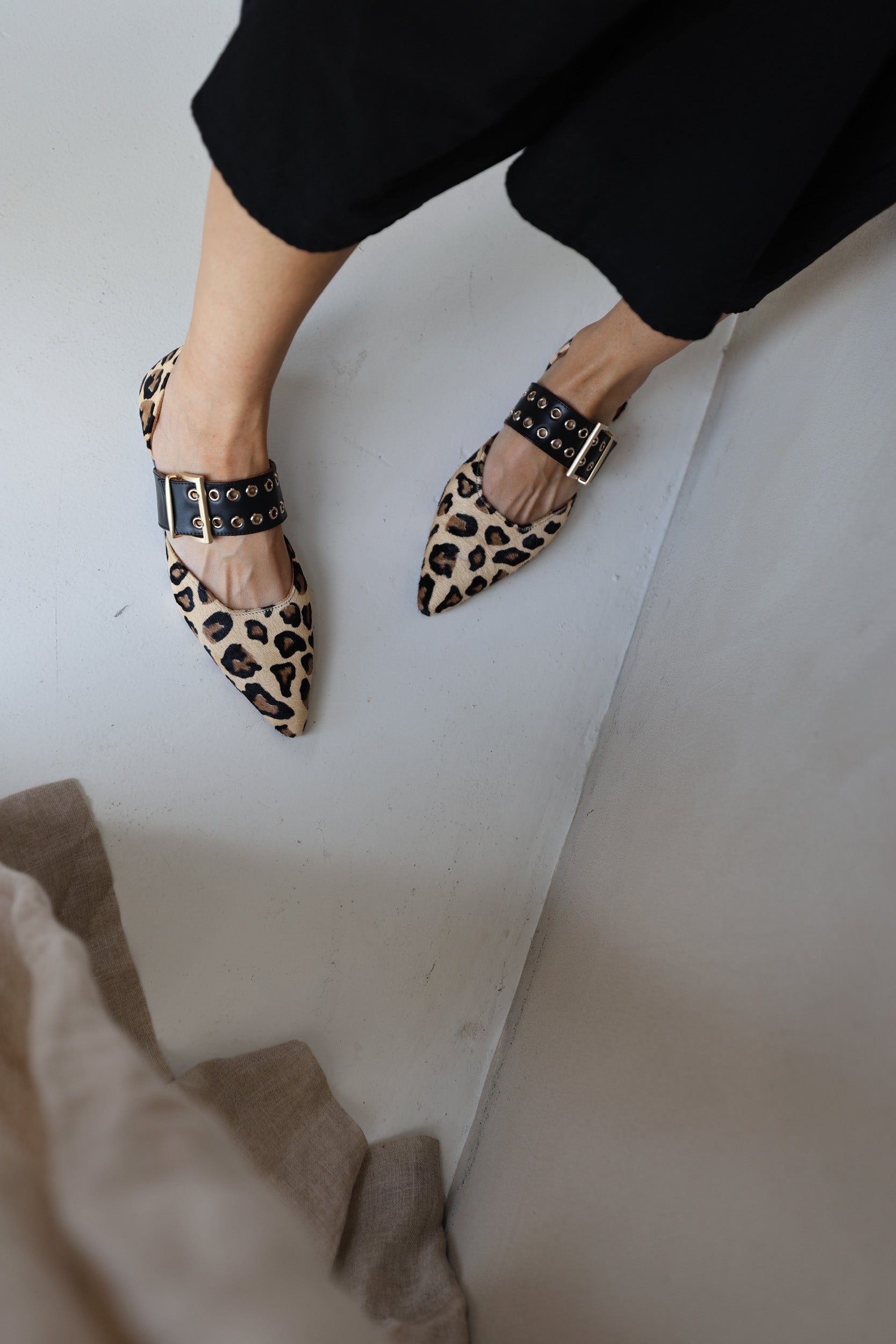 Binny | Ballerina Leopardo/Black – Babouche Lifestyle