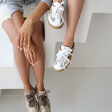 Vally | Sneaker Wit/Goud