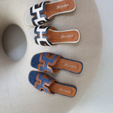 Elly | Slipper Goud/Taupe