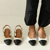 Janna | Slingback Black/Beige