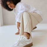 Jilly | Sneaker White/White/Gold