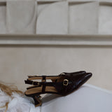 Joy | Slingback Burgundy