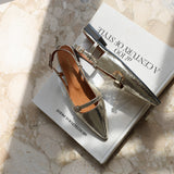 Lenny | Slingback Silber