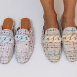 Sammy | Mules Blue Tweet