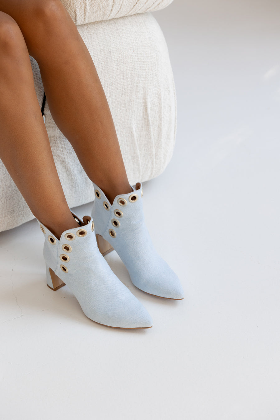 Silke | Enkellaars Ijs Blauw