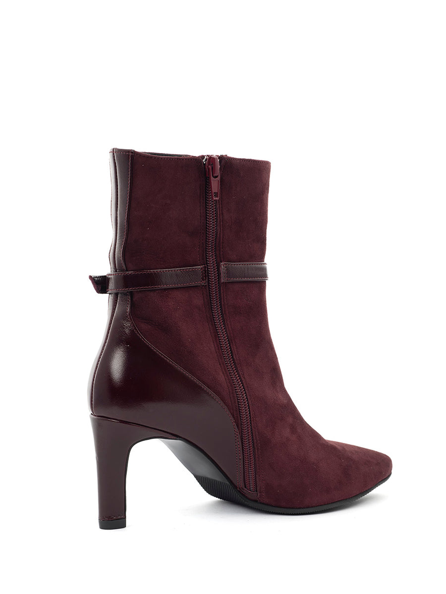 Trisa | Stiefeletten Bordo